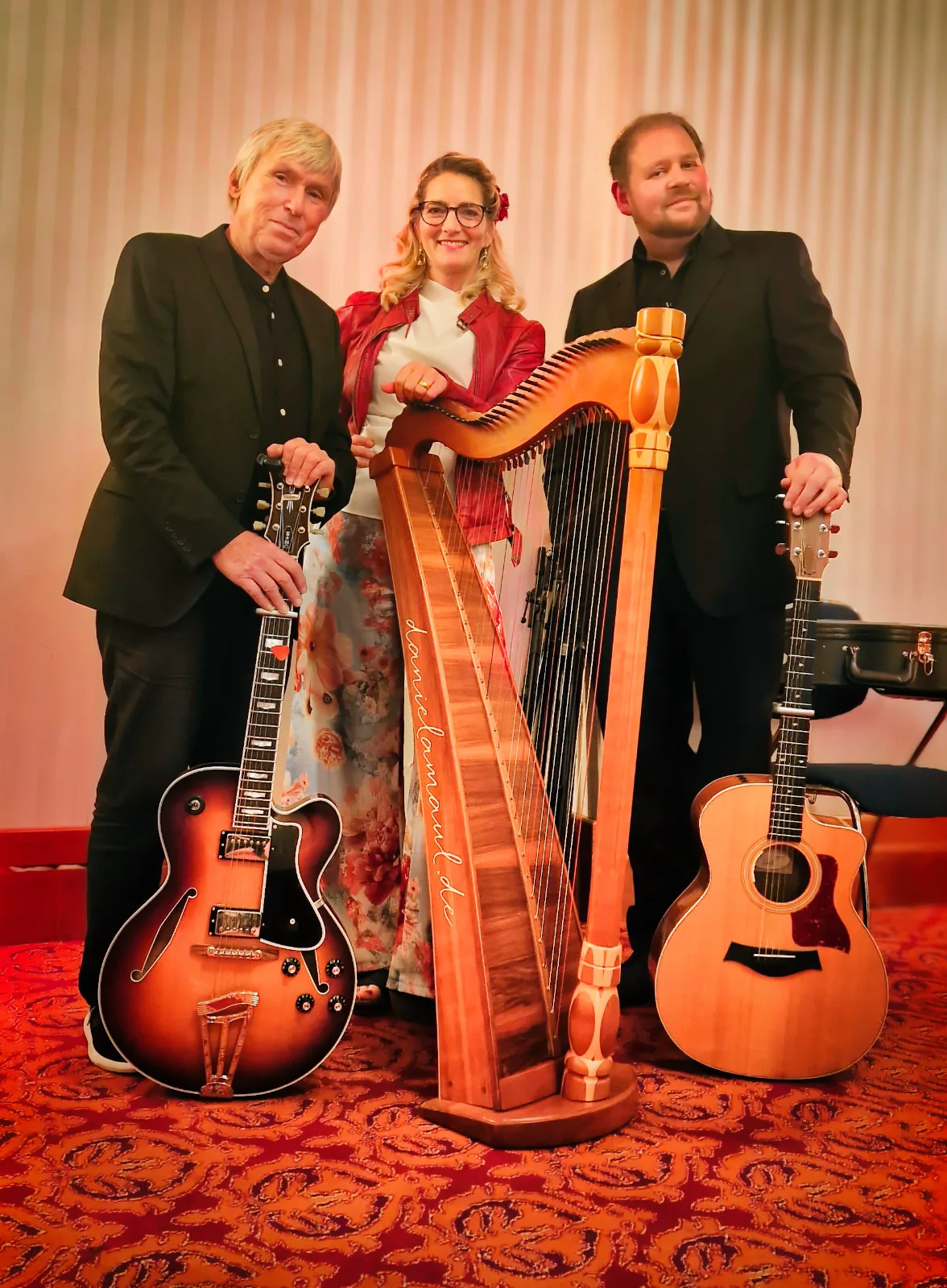 Daniela Maul mit Dietmar und Achim